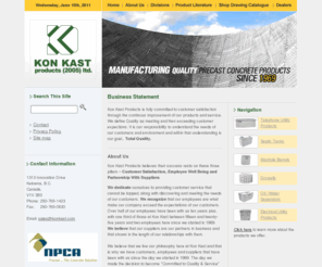 konkast.com: Precast Concrete BC – Serving Kelowna & Okanagan - Canada & USA
Kon Kast manufactures precast concrete products in Kelowna, BC and serves the Okanagan, British Columbia, Alberta, Western Canada and Washington State in the USA.