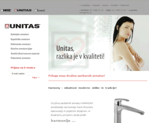 unitas.si: Herz - Unitas - sanitarne armature, pipe
Sanitarne armature Unitas (vodovodne pipe)