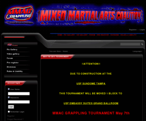 mixedmartialartschampionships.com: MIXED MARTIAL ARTS COALITION >  Home
MMAC GRAPPLING