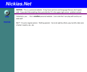 nickias.net: Nickias.Net
Nickias.Net Personal Web