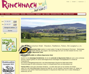 rinchnach.de: Rinchnach im Bayerischen Wald - Home
Rinchnach, Urlaub im Bayerischen Wald