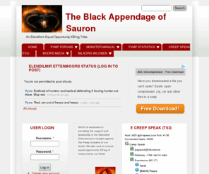 theblackappendage.com: The Black Appendage of Sauron | An Elendilmir Equal Opportunity KB'ing Tribe
