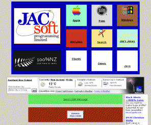 jacsoft.co.nz: Opening page for Jacsoft Programming Ltd.
