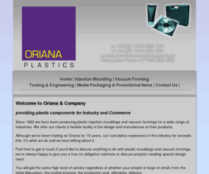 orianaandcompany.com: Oriana Plastics :: Plastic components for Industry and Commerce
