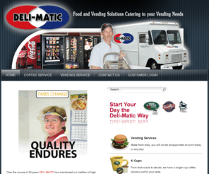 salem-vending.com: Home Page
Deli-matic is the single source provider for vending, office coffee and water filtration in the Roanoke Valley, VA