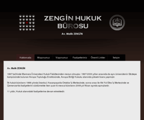 zenginhukuk.com: Zengin Hukuk Bürosu - Av. Malik ZENGİN
Zengin Hukuk Bürosu -  Avukat Malik Zengin internet sitesi 