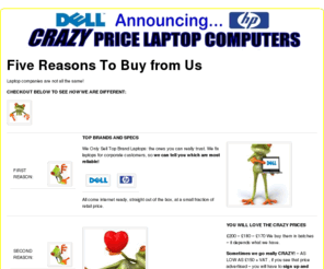 crazypricelaptops.co.uk: CRAZY PRICE LAPTOPS | Reconditioned Laptops | Refurbished Laptops | Surplus Laptops | Reconditioned Computers
Crazy Price Laptops - Factory Reconditioned Laptops - Top Brand - Internet Ready - No Quibble Guarantee. Less than half high street prices.