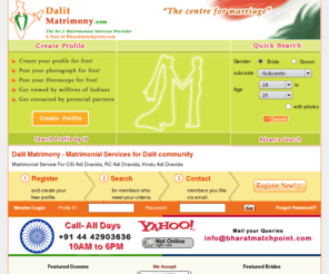 dalitmatrimonial.com: Dalit Matrimony.com - Adi dravida matrimonial , Adidravida matrimony ,Adi dravida marriage
Dalit Matrimony.com - Dalit Community - CSI adidravida , CSI pallar , RC adidravida , RC pallar , RC adi dravida , RC pallar , RC parayar , Shaivisim