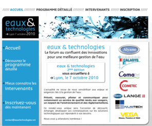 eauxtechnologies.net: eaux & technologies
