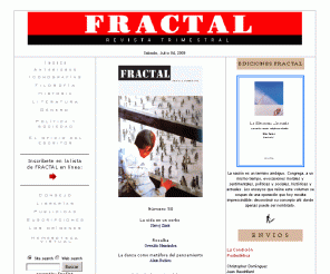 fractal.com.mx: Revista Fractal
Revista Iberoamericana de Ensayo y literatura