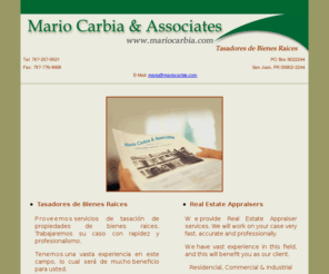 mariocarbia.com: Tasadores de Bienes Raices en Puerto Rico - Mario Carbia & Associates
