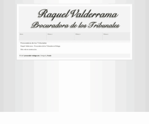 procurador-malaga.com: Raquel Valderrama - Procuradora de los Tribunales en Malaga
description