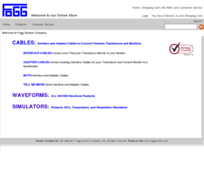 allwave.org: Fogg System Company
Fogg System Company offers Transducer Interface and Adapter Cables as well as ECG, Pressure, Respiration and Temperature Simulators for use with Patient Monitors.