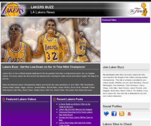 lakerbuzz.com: Lakers News, Lakers Videos, Trade Rumors | Laker Buzz
Welcome to Laker Buzz...Get Lakers News 24/7. Watch the latest and greatest Lakers Videos online. This unofficial Laker website is dedicated to the purple and gold passion running through our vains as Lakers fans.