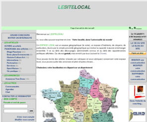 lesitelocal.com: Lesitelocal - Page d'accueil de Lesitelocal.fr, 
	lesitelocal.com, lesitelocal.org
Accueil du site Lesitelocal