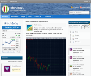 marubozu.com: Comunidad de traders  Marubozu
'Comunidad de traders' 'Blogs y foros de trading gratis' 'Trading, inversiones, sistemas de especulación automáticos y descreccionales, análisis futuros divisas y forex'