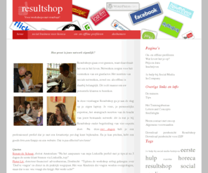resultshop.nl: Resultshop: workshops met resultaat
Doe workshop waar je het geleerde direct gaat uitvoeren onder professionele leiding.