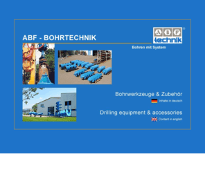 bohrtechnik.biz: ABF-Bohrtechnik - Bohren mit System
ABF-Bohrtechnik, Werkzeuge f¸r den Spezialtiefbau, bohrtechnik, spezialtiefbau, bohrschnecken, kastenbohrer, kellybox, abf, bohrwerkzeug, erdbohrwekzeug, bohrzubehr, bohre, bohrkrone, bohrgestnge, bohrrohr, bohreimer, schneckenbohrung, kraftdrehkopf, wittlich, bohrpfhle, bohrpfahl, groþbohrpfahl, Grossbohrpfahl, Pfahlwand, Kleinbohrpfahl, Kleinbohrpfhle, vdw, vor der wand, sob, kernbohrrohr, schneidschuh, horizontalbohrung, vertikalbohrung, doppelkopfbohren