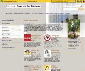 casaruibarbosa.gov.br: Fundação Casa de Rui Barbosa
Site da Fundao Casa de Rui Barbosa