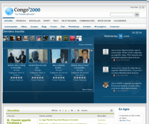 congo2000.co: Réseau Congo'2000
Dynamic African portal engine and  news content.