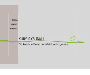 rysuj.com: KURS RYSUNKU dla kandydatów na architekturę krajobrazu
