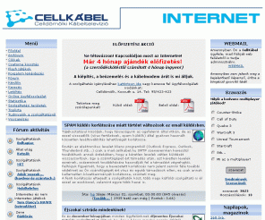 cellkabel.hu: Celldömölki Kábeltelevízió 
Egy kattintás a világ