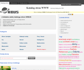 orbus.pl: Katalog stron
Darmowy, moderowany katalog stron internetowych o dużej mocy i możliwościach! KLIKNIJ TUTAJ  i dodaj stronę.