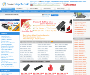 power-depot.co.uk: Cordless Drill Batteries, Laptop Batteries, battery chargers, laptop ac/dc adapter and more batteries  Online Store in UK
We Supply bosch Drill Battery,makita Drill Battery,dewalt Drill Battery,laptop battery,battery charger,laptop ac/dc adapters and more electronic products  with warrantable high quality,fast shipping,good service!