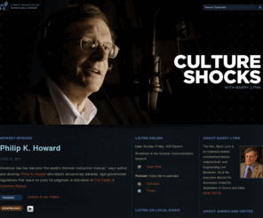 cultureshocks.org: Culture Shocks
The official site of Barry Lynn's 'Culture Shocks' radio program.