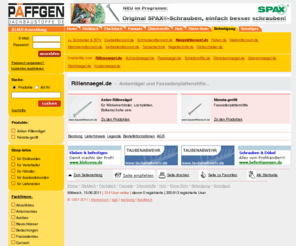 rillennaegel.de: Rillennaegel (.de) | Nägel online kaufen | Rillennägel, Stahlnägel, Schraubnägel, Sparrennägel, Schieferstifte, Rinneisennägel, Pappnägel, Kupfernägel
Rillennägel günstig im Baustoff-Discount Online-Shop. Hier finden Sie Nägel und viele weitere Eisenwaren sowie Befestigungstechnik und Baustoffe.