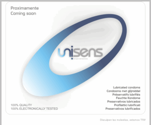 unisenscondoms.es: UNISENS CONDOMS :: CONDONES UNISENS :: Bienvenidos :: Welcome
UNISENS CONDOMS - Condones UNISENS. Preservativos