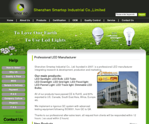 smartop-led.com: LED spotlight,LED downlight,LED light Bulbs,Cree LED lamps,China LED lights Manufacturer&Supplier – Smartop
China professional LED lamp manufacturer for LED bulbs, LED tubes, LED ceiling lights, Dimmable LED lamp,LED spotlights bulbs, LED downlights, high power LED, LED lighting, LED light fixtures accordin