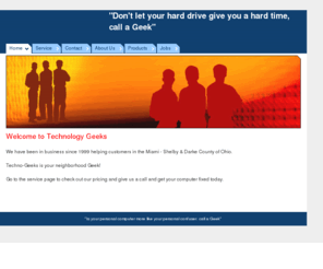 technology-geeks.com: Home - Technology - Geeks
Technology Geeks division of WeBee Technologies Corp. Solution Provider and Consultant for your Computers and Audio Visual