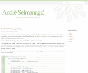 andre-selmanagic.com: Blog - André Selmanagić
André Selmanagic about programming, games and such