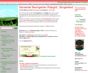 baumgarten.or.at: Gemeinde Baumgarten (Pajngrt) , Burgenland
Gemeinde Baumgarten - Pajngrt