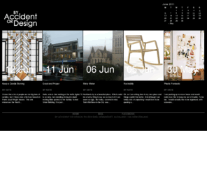 byaccidentordesign.com: By Accident or Design
Kate Rogan, a New Zealand based architect, discusses everyday design from architecture to objects, including printed and exhibited work, and interiors.