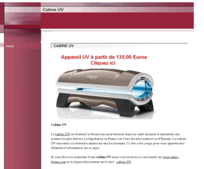 cabine-uv.com: Cabine UV
Cabine UV information et reglementation. Cabine UV principe et decret. Cabine UV pour professionnels et particuliers.