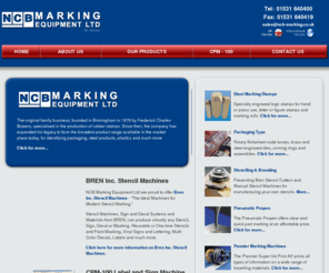 dotmarkingmachines.com: Marking, stenciling, Branding and Printing Solutions from NCB Marking Equipment Limited
From simple hand stamps to automatic percussion marking and from rubber stamps to Integrated Ink Jet printers, NCB Marking Equipment Limited prides itself on its ability to deal with any marking application. Whatever your marking problem is, NCB Marking Equipment Limited guarantee that we can provide a solution.