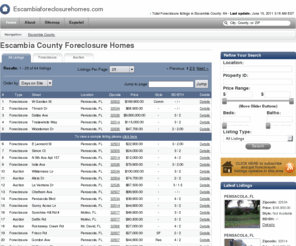 escambiaforeclosurehomes.com: Escambia County Foreclosure Homes
Escambia County Foreclosure Homes