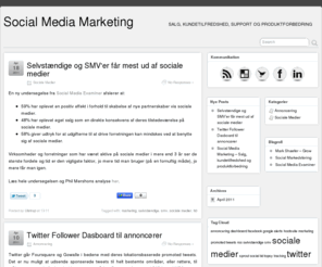 socialmediamarketing.dk: Social Media Marketing
