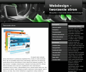 e-mdesign.pl: Webdesign – tworzenie stron
Wszystko o tworzeniu stron internetowych