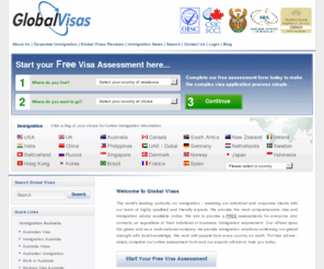 globalvisas.co.uk: Advice & Help - US Visa, Australia Visa, UK Visa & Canada Immigration | Global Visas
World's leading immigration experts. Free online assessment available today. Experts in international immigration law, including UK visa, Australia visa, Canada visa, plus much more.