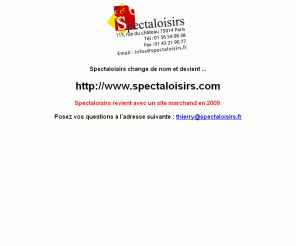 spectaloisirs.fr: Spectaloisirs.fr
