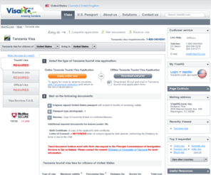 tanzaniavisa.com: Tanzania Visa: Application, Requirements. Apply for Tanzanian Visas Online.
Tanzania Visa  Services: Secure Online Application; Tourist, Business, Private Visas to Tanzania. Comprehensive Information on Tanzania Visa Requirements - Apply Now.