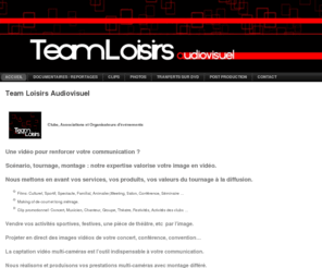 teamloisirs.com: Team Loisirs Audiovisuel
Site officiel de Team Loisirs Audiovisuel