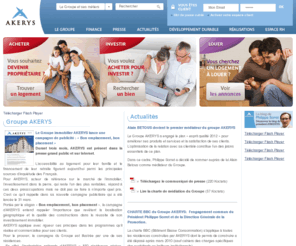 akerys.net: AKERYS - Groupe Immobilier : promotion immobilière, services immobiliers, logements neufs, courtage en assurances, crédits et produits financiers
Le Groupe AKERYS