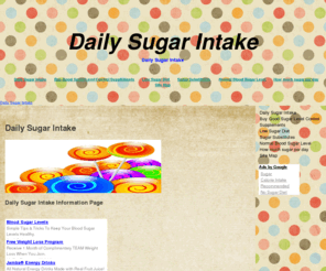 What is the recommended daily sugar intake?