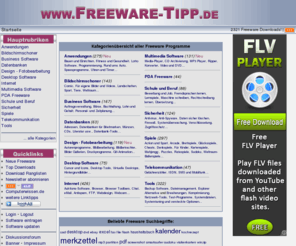 freewaretipp.de: Freeware-Tipp.de - Freeware Downloads für Windows, PDAs und Linux
Freeware-Tipp.de Freeware Downloads. Programme für alle Betriebssysteme, von Windows 98 bis Windows XP, Palm und Pocket PC