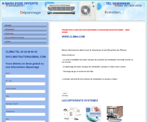 clim84.com: Accueil - CLIM84
climatisation toutes marques dépannage departement 84 entretien pose et recharge de gaz