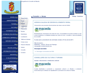 concellodemaceda.net: :: Concello de Maceda :: Concello >> Novas
Concello de Maceda